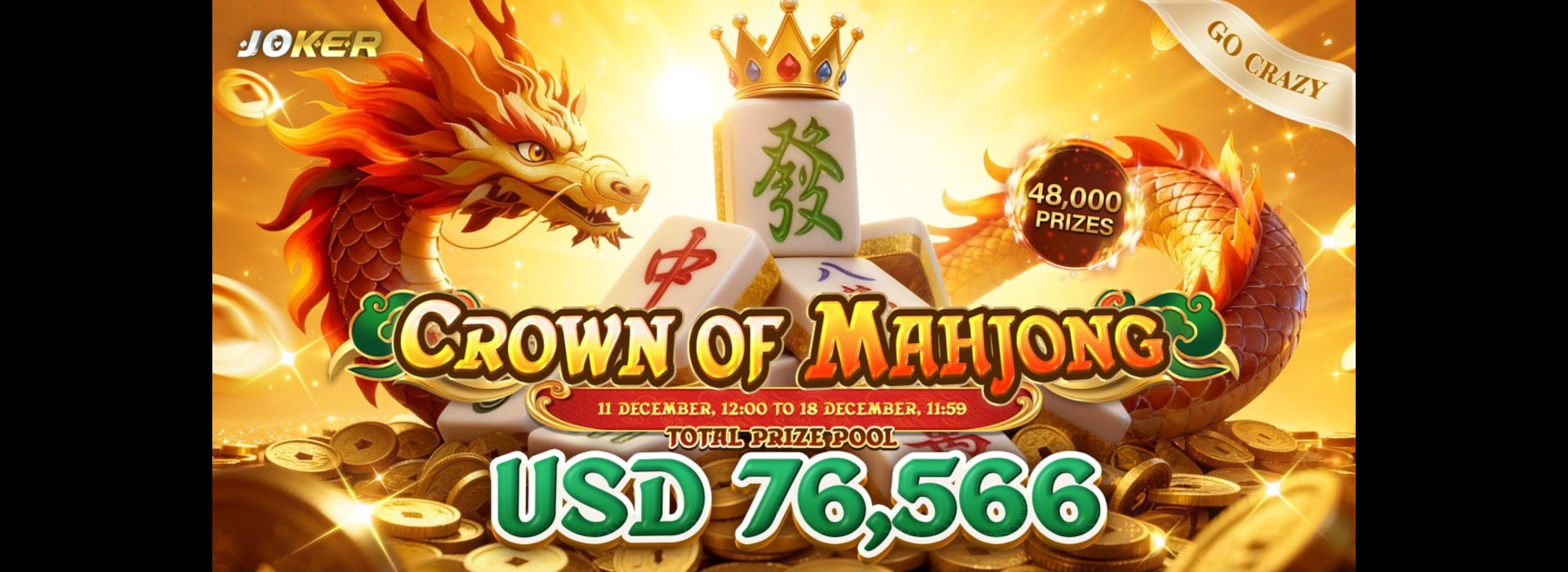 Crown of Mahjong : Joker Go-Crazy Competition